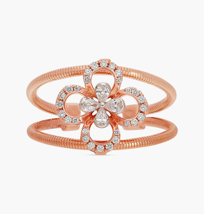 The Fastened Flower Ring